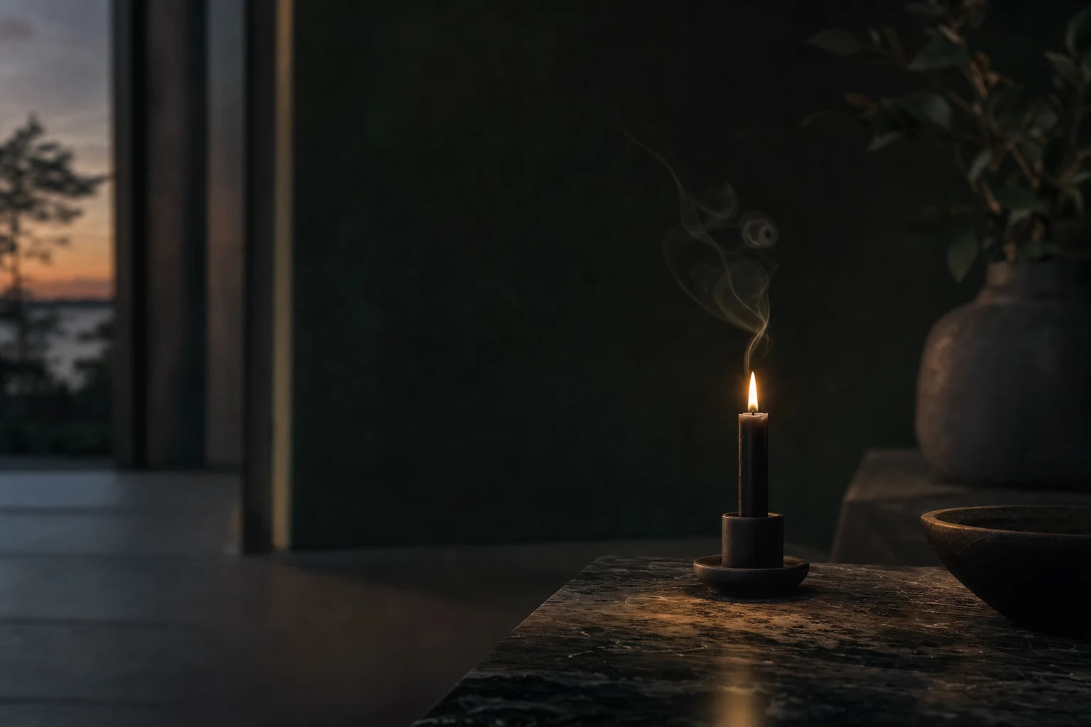 Zünde es an, atme - und lass den Raum sich mit dir verwandeln.